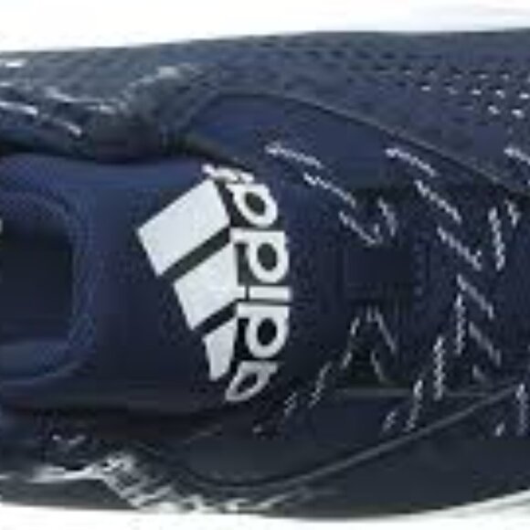 Adidas Blue White perforated, synthetic leather softball cleats sz 11.5 - Picture 13 of 13